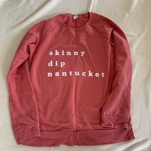 Nantucket red sweatshirt